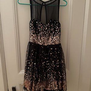 Sequin Toule Party Dress